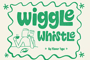 Wiggle Whistle, a Handwritten Font by Flavortype (Thumbnail 1 of 14)
