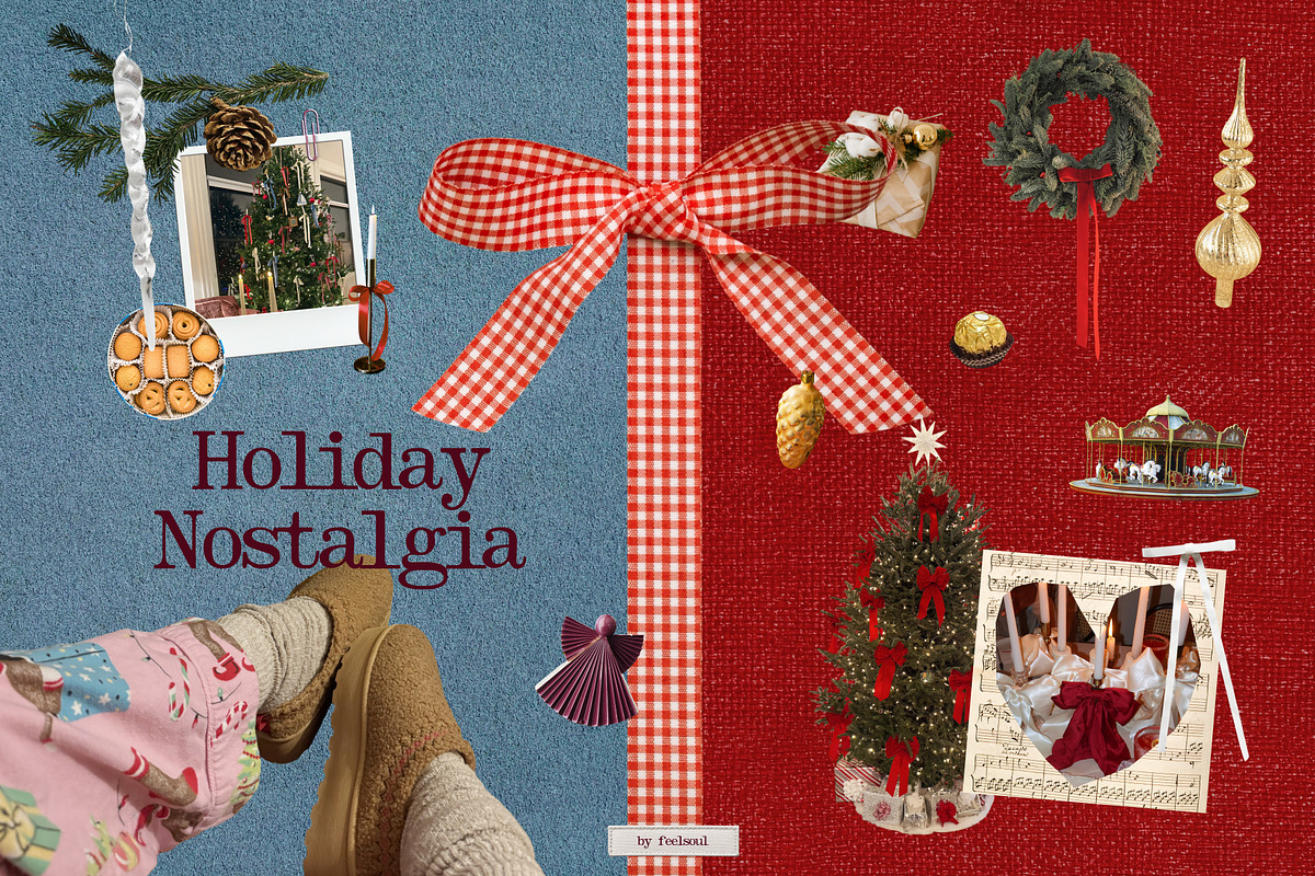 Christmas Keepsakes Collage Pack, an Object Graphic by Feelsoul (Photo 4 of 7)