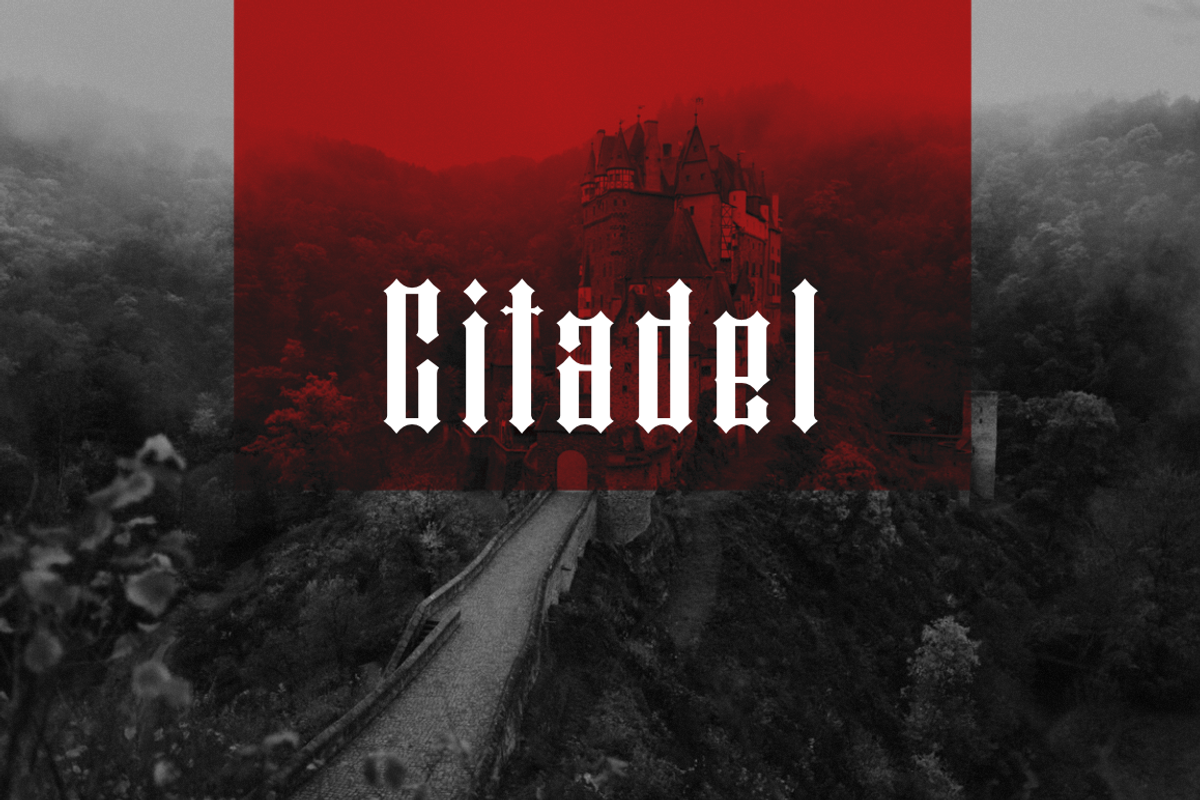 Citadel font, a Blackletter Font by Aniad_ (Photo 1 of 5)