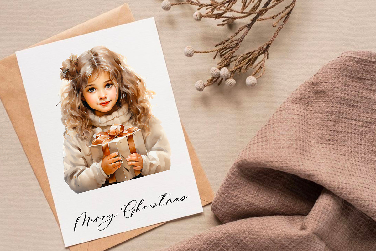 Fairy winter  girls clipart, a Person Illustration by Hello My Print (Photo 8 of 10)