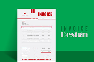 Sale Invoice Template Set, a Stationery Template by hkmonir