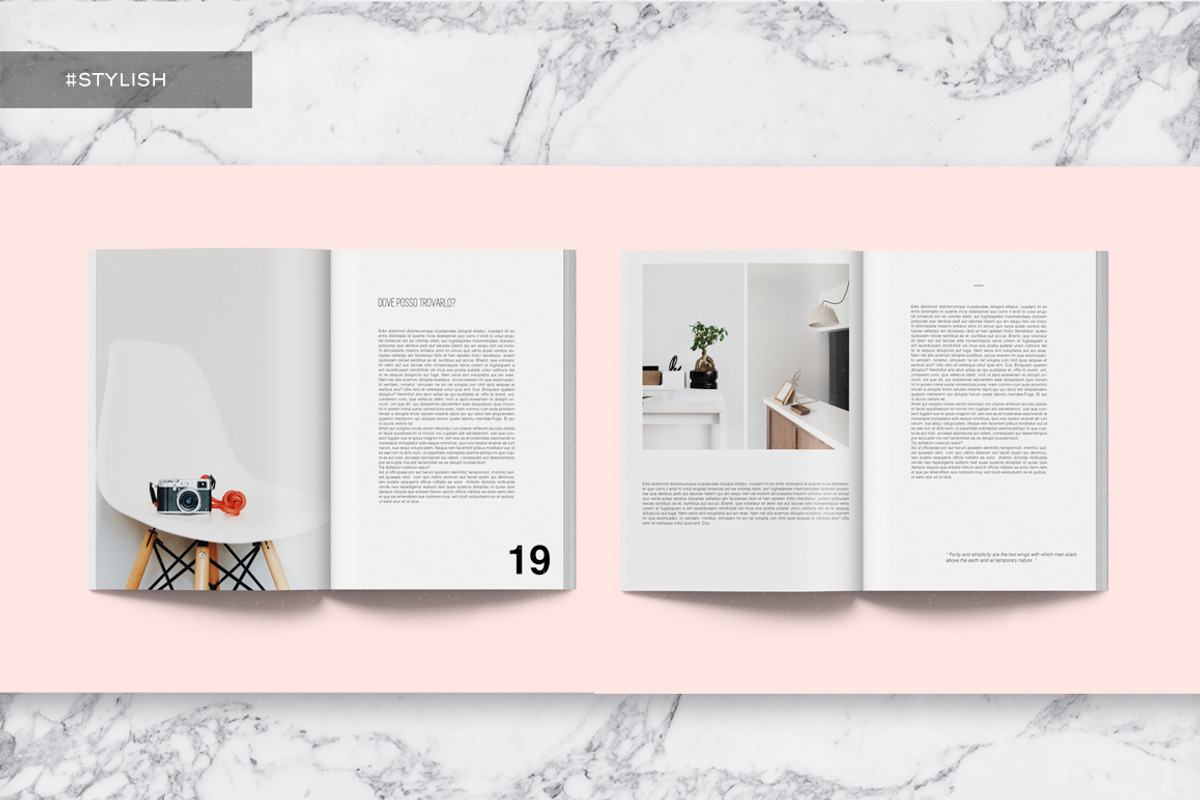 Minimal Magazine Template, a Magazine Template by n.A Studio (Photo 4 of 9)
