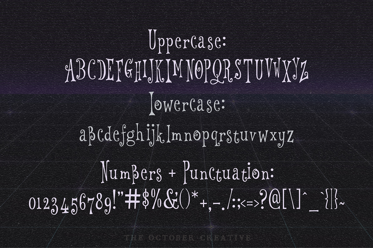Vape-O-Wave Retro Display Font, a Serif Font by The October Creative (Photo 2 of 8)