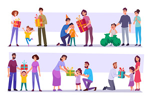 Kids present. Big gift box for, a Person Illustration by Onyx