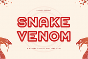 Snake Venom - Modern Chinese NewYear, a Sans Serif Font by overlaytemplates (Thumbnail 1 of 5)