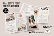 Real Estate Trifold Brochure Canva, a Brochure Template by CreativeVinesStore (Thumbnail 1 of 6)