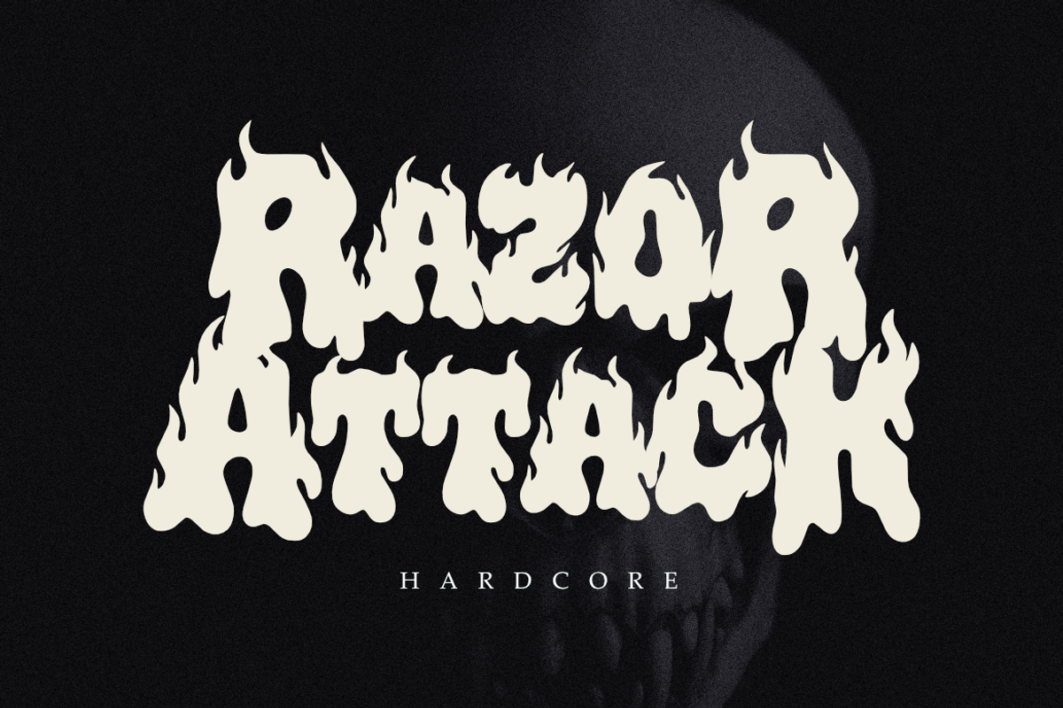 Ghost Terror - Trash Metal Font, a Symbol Font by Masyafi Studio (Photo 3 of 8)