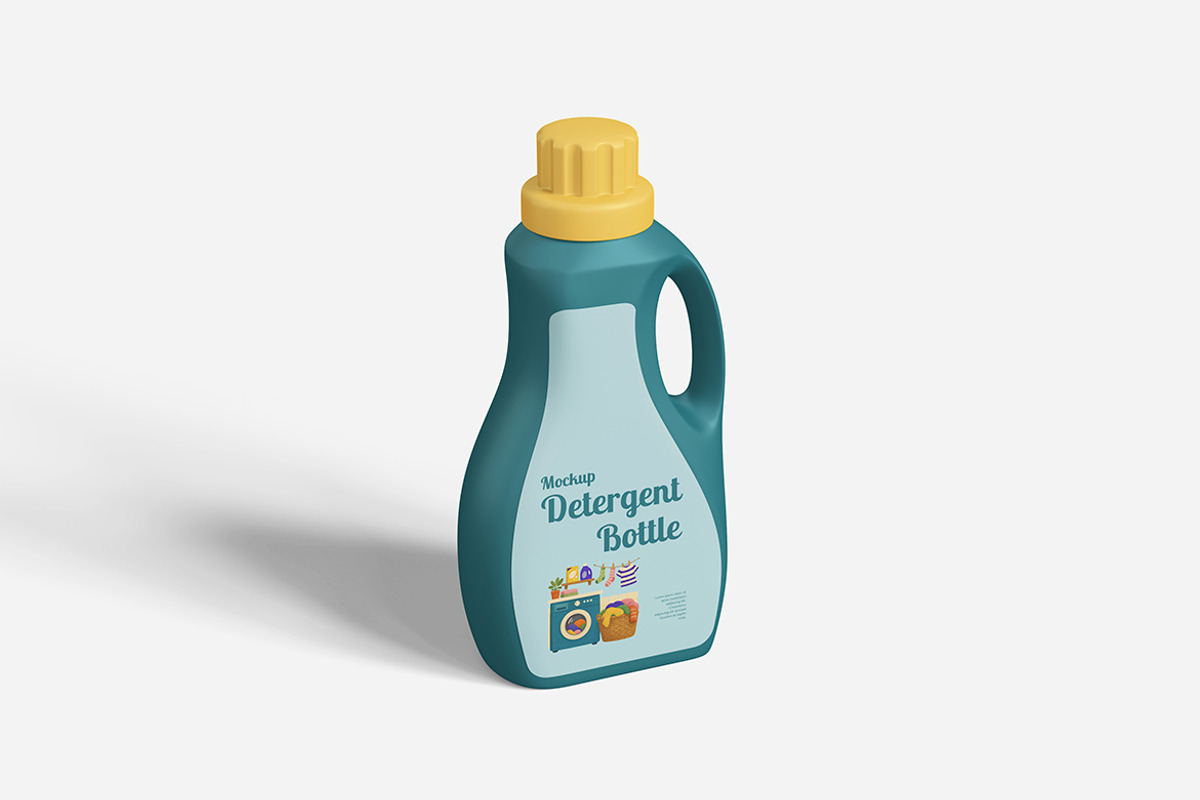 Versatile Detergent Bottle Mockup, an Advertising Mockup by bimockup (Photo 5 of 6)