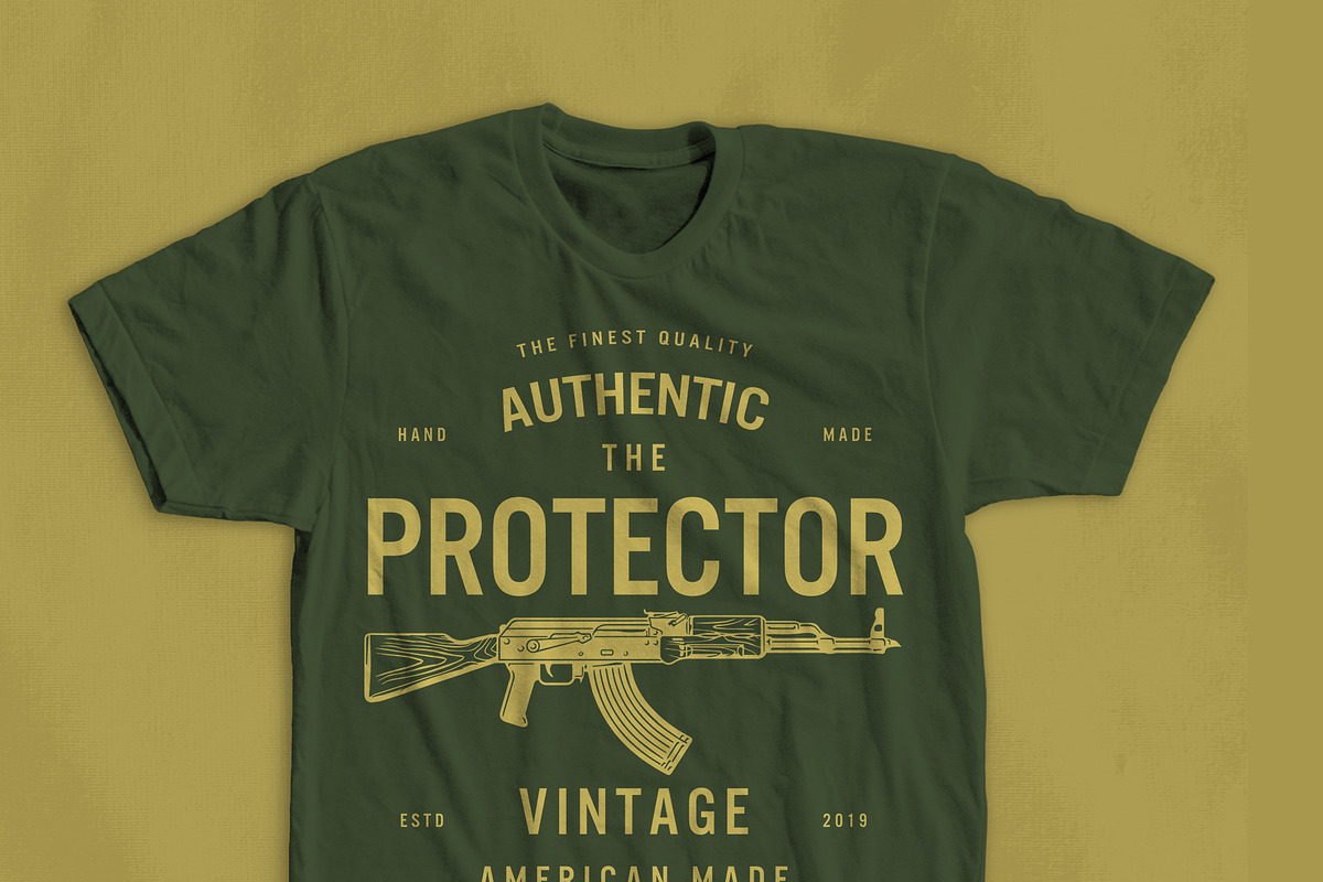 100 Retro Vintage T-Shirt Designs 2, an Illustration by CJR Designs (Photo 29 of 34)