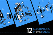 Technologies Line Isometric Set, a Templates & Theme by Boyko Pictures (Thumbnail 2 of 13)