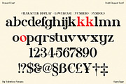 Benord - Bold Elegant Serif, a Serif Font by Valentino Vergan (Thumbnail 12 of 14)