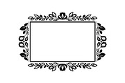 Vintage Floral Frame Vector Bundle, an Illustration by Designs_River (Thumbnail 26 of 51)