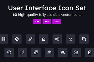 User Interface Icon Set