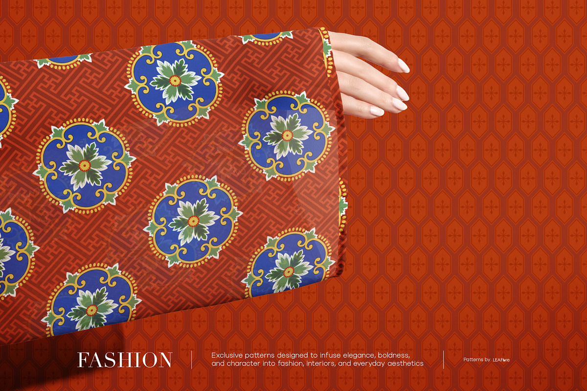 East Asian Patterns Collection, a Pattern Graphic by LEAFure (Photo 7 of 11)