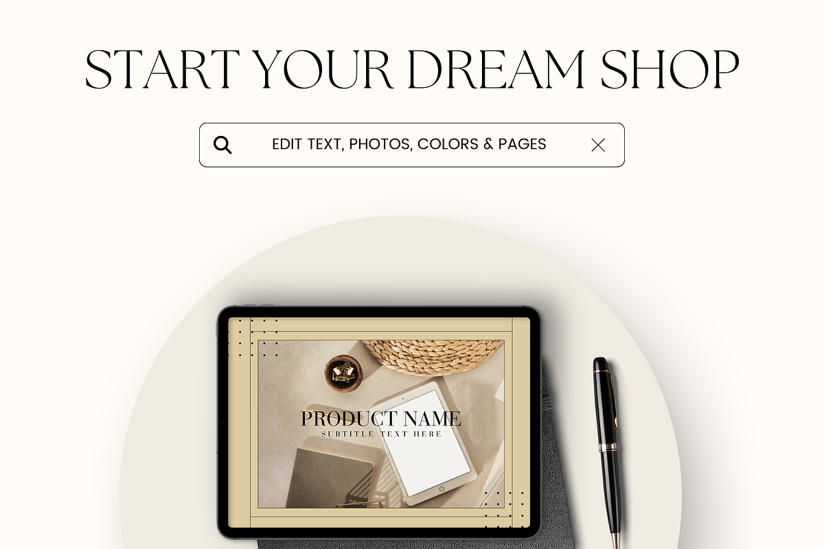 Etsy Shop Kit Branding Templates, a Branding & Logo Template by Branding Babe Co. (Photo 7 of 7)