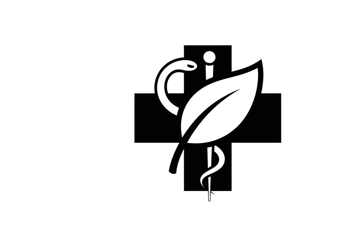 Professional medical cross with logo, an Illustration by Amazin_art (Photo 19 of 21)