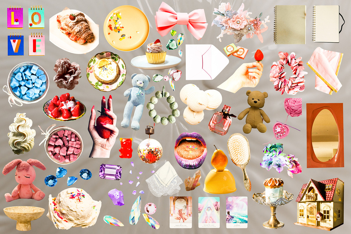 Romantic Whimsy Elements Collection, an Object Graphic by Anzhelika (Photo 4 of 13)