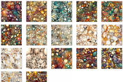 Seamless patterns with organic cells, a Pattern Graphic by Bubert Art (Thumbnail 2 of 7)