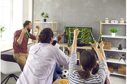 Group of active adult friends are, a Sports & Recreation Photo by StudioRomantic