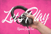 Rightion Handlettering, a Script Font by senzana (Thumbnail 2 of 5)