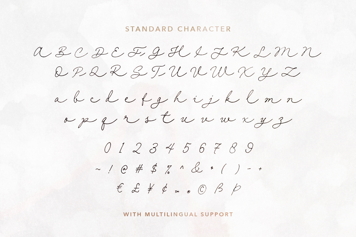 Her Him - Long Handwritten Script, a Script Font by Sarid Ezra (Photo 9 of 9)