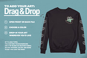 Crewneck Sweatshirt Mockup, a Merchandise Mockup by Brent Galloway (Thumbnail 2 of 5)