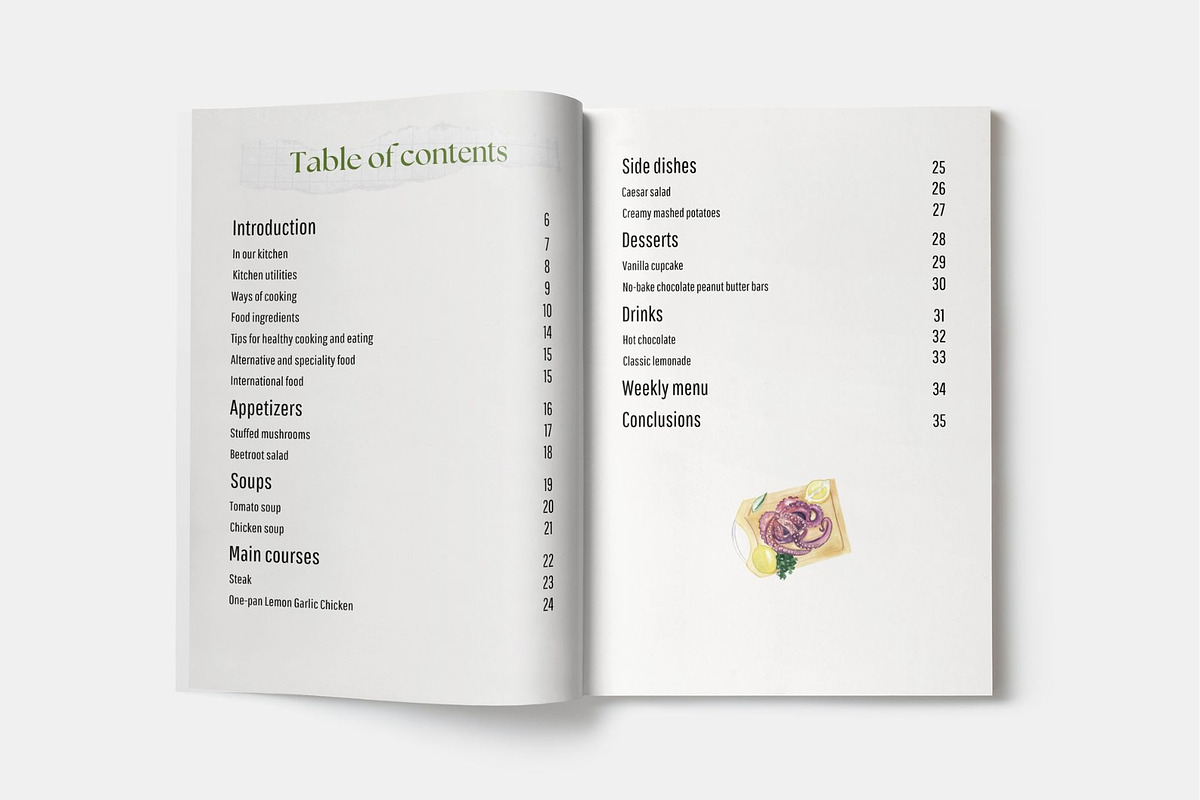 Cook book Canva template, a Magazine Template by Visual Animal (Photo 2 of 11)