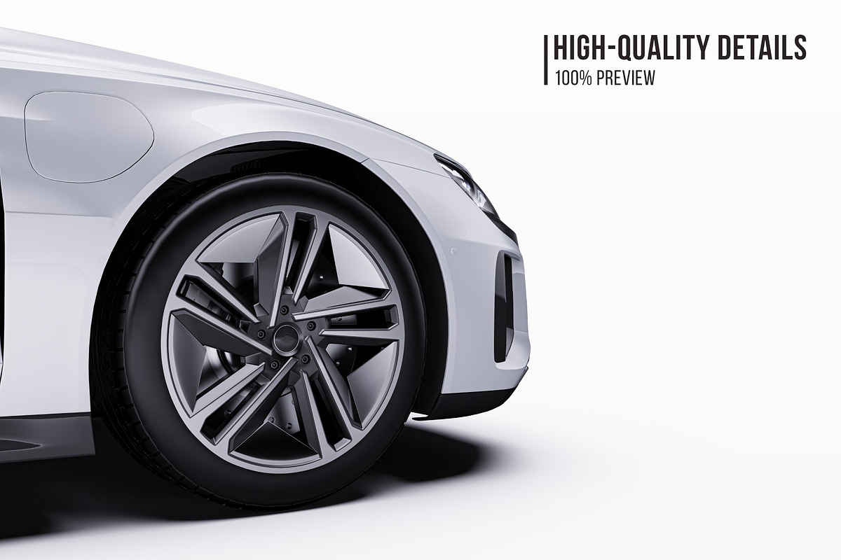 Electric Performance Coupe Mockup, an Advertising Mockup by Halal Graphic Studio (Photo 4 of 12)