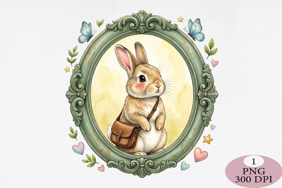 Mother’s Day Rabbit Mom PNG, an Illustration by Daily.Designs (Photo 1 of 5)