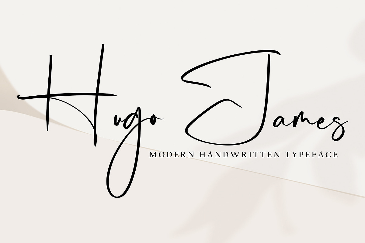 Hugo James, a Handwritten Font by HaKi Studio (Photo 1 of 5)