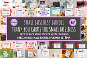 THANK YOU CARD FOR SMALL BUSINESS., a Flyer Template by Oskar Wantopi (Thumbnail 1 of 13)