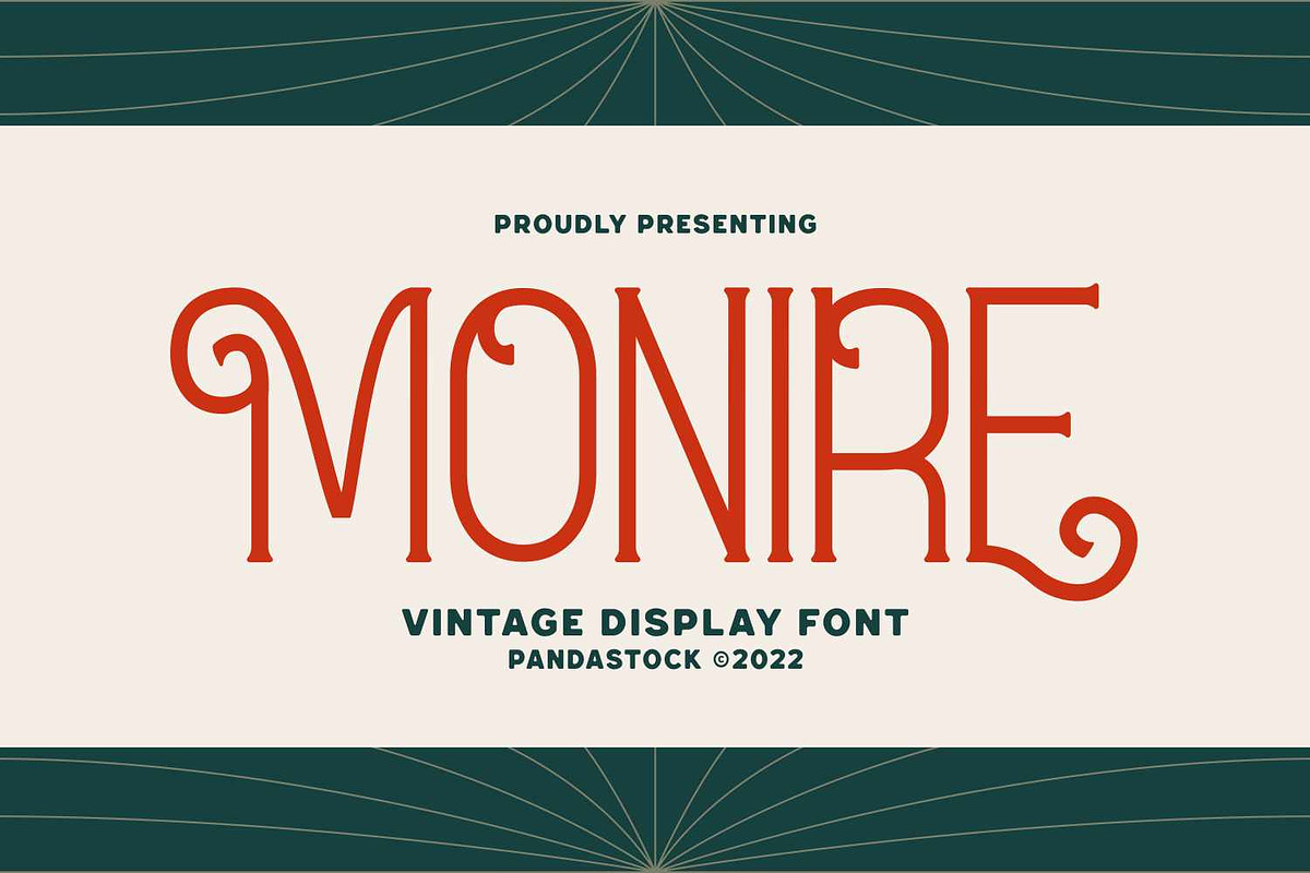 Monire - Classy Serif Typeface, a Serif Font by Imoodev (Photo 1 of 5)