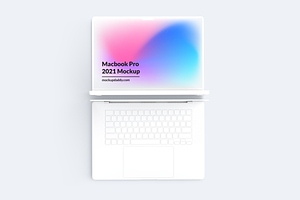 Macbook 2021 Clay Mockup