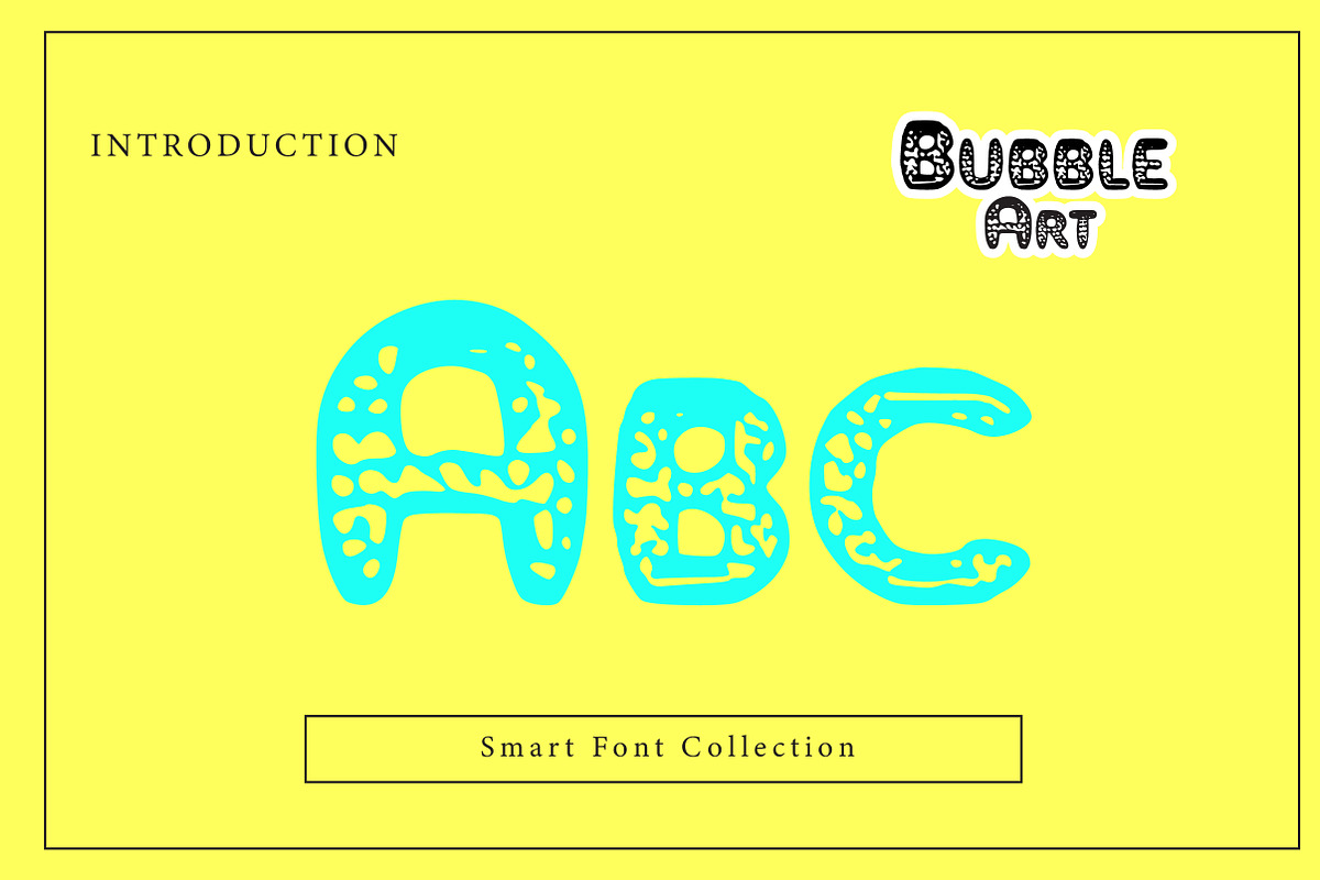 Bubble Art, a Slab Serif Font by Wow Magic (Photo 2 of 3)