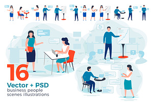Vector Business People Illustrations