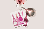 Pink Champagne Clipart, a Food Illustration by Teresa Art Store (Thumbnail 2 of 9)
