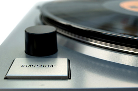 Record Player With Vinyl Playing preview 5