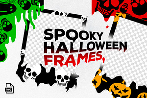 Spooky Halloween Social Media Frames