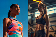 91 Fitness women, a Sports & Recreation Photo by Handmadefont (Thumbnail 13 of 17)
