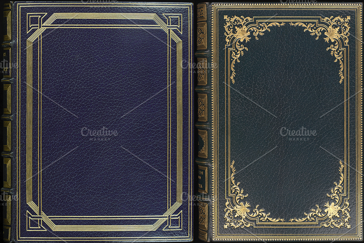 Antique Book Covers, a Texture Graphic by Blue Line Design (Photo 13 of 24)