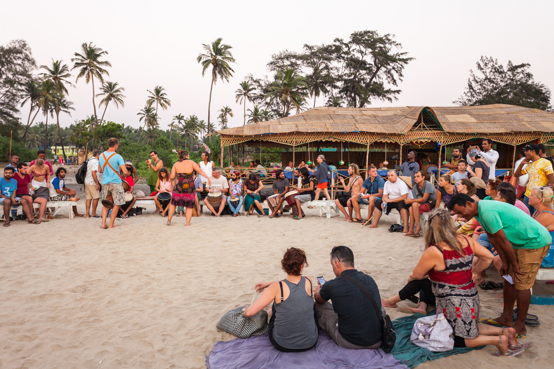 Beach in Goa, India, a Photo by saiko3p