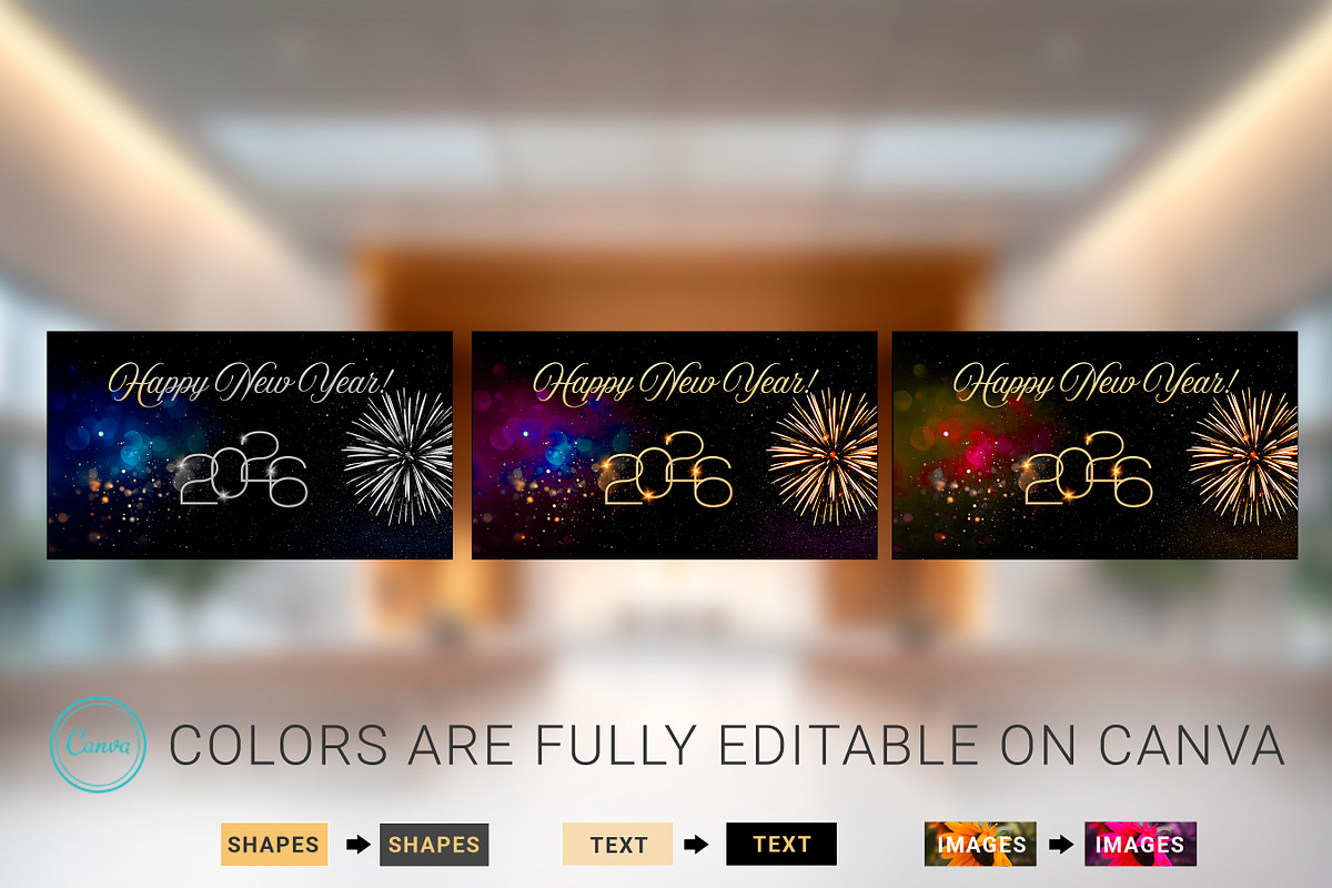Animated Happy New Year Title, a Presentation Template by Godserv Designs (Photo 10 of 12)