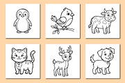 Animal Farm coloring pages, an Education Illustration by Art Zooted (Thumbnail 5 of 7)