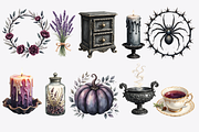 Apothecary Garden Clipart Set, a Decorative Illustration by Anca Digital Vibe (Thumbnail 3 of 8)