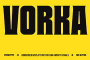 VORKA - Headline Display Typeface, a Serif Font by StoricType (Thumbnail 1 of 24)