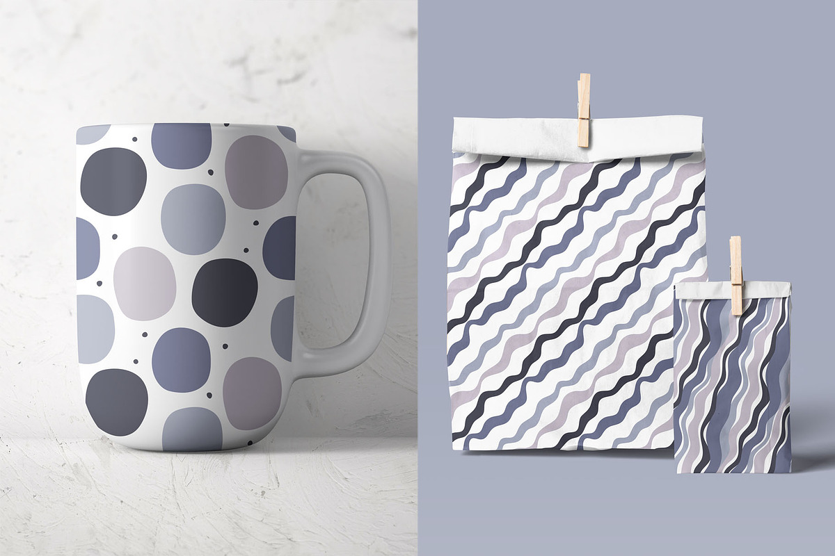 15 abstract patterns, a Pattern Graphic by pineart (Photo 4 of 5)