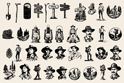 Vintage Outdoor Camping illustration, an Object Illustration by Nocturnal Wolf (Thumbnail 12 of 18)