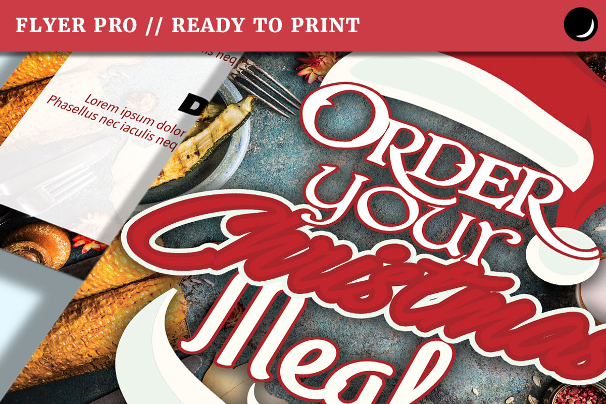 Christmas Flyer Template A4 & A5, a Flyer Template by Studio 19 (Photo 4 of 4)