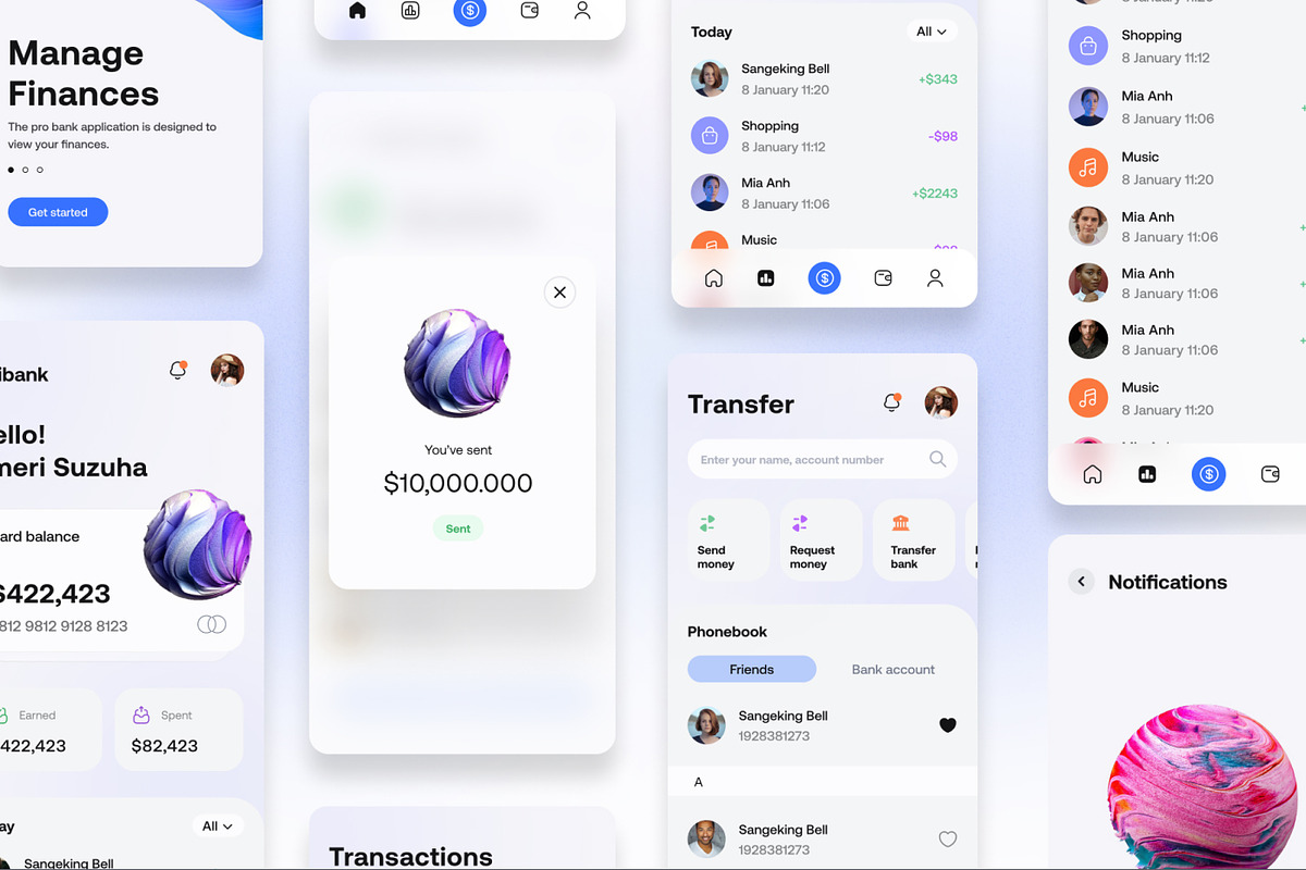 Siribank Finance Ui Kit, an App Template by CreativeUI (Photo 6 of 6)