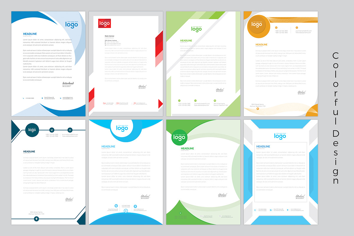 100+ Letterhead 97% Discount, a Stationery Template by ZAAS (Photo 3 of 12)